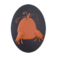 Kelmscott Designs - Pumpkin Crows Needleminder