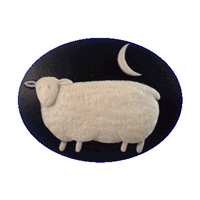 Kelmscott Designs - Sheep at Night Needleminder