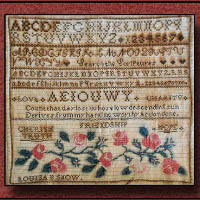 Little House Needleworks - Louisa B Snow Sampler