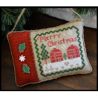 Little House Needleworks - Merry Christmas Pillow