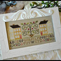 Little House Needleworks - Two Yellow Houses