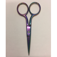 Milward - Rainbow Straight Embroidery Scissors: 3.5in/9cm