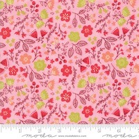 Moda - Just Another Walk in the Woods - Toss the Garden Pink 20524-12
