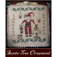 Nikyscreations - Santa Tree Ornament