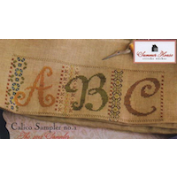 Summer House Stitche Workes - Calico Sampler #1 - ABC