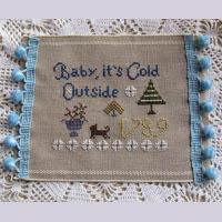 The Sampler Girl - Winter Greeting Souvenir