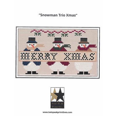 Twin Peak Primitives - Snowman Trio Xmas