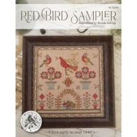 With Thy Needle and Thread - Red Bird Sampler
